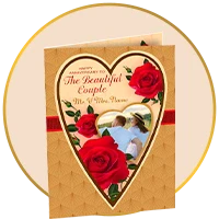 Anniversary Personalised Cards