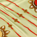 Antique Kundan Rakhi Set of 5