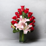 Divine Rose & Lily Floral Arrangement