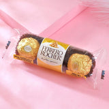 Delightful Rajasthani Rakhi Set Hamper with Kaju Katli, Lindt Extra Creamy Chocolate, Ferrero Rocher & Almond