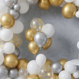 Royal Gold & Silver Chrome Arch Decor