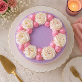 Rose Petal Chocolate Cream Cake