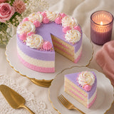 Rose Petal Chocolate Cream Cake