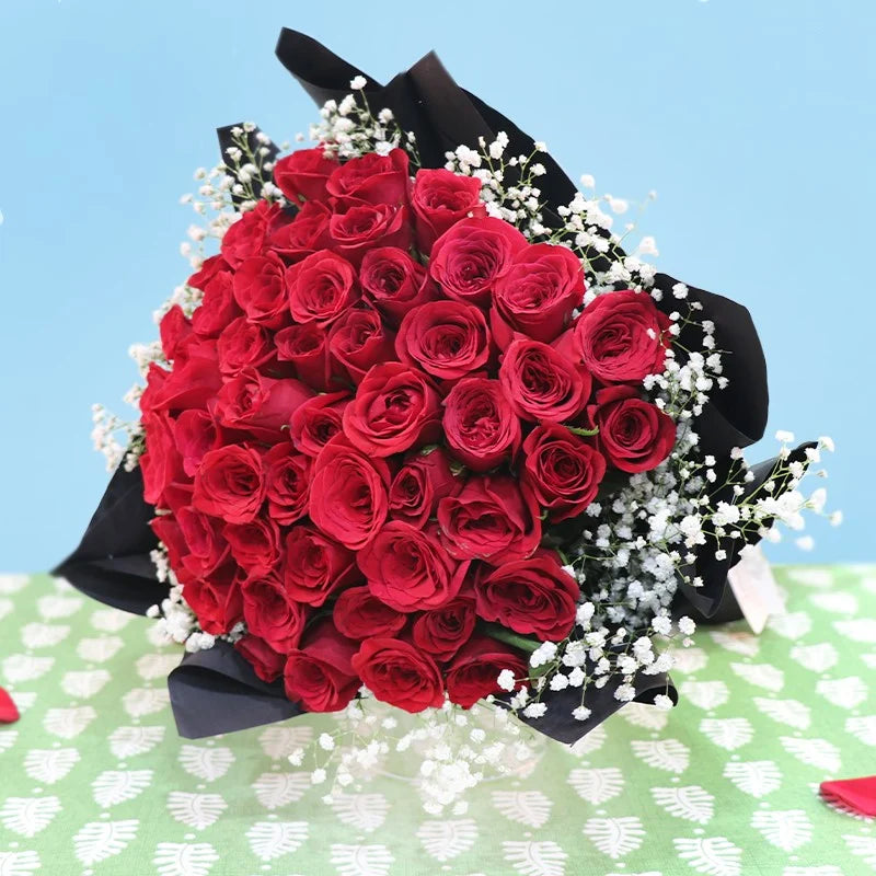 Heaven Sent 50 Roses Bouquet