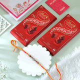 Elegant Rakhi with Lindt Milk Chocolate
