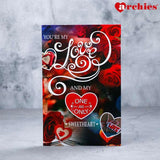 For My Loving Wife Greeting Card With Envelope With Chocolate