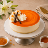 Gerberas Bouquets With Butterscotch Cake