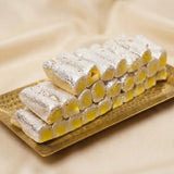 Set Of 2 Elegant Rakhi With Kaju Roll