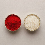 Set Of 2 Elegant Rakhi With Kaju Roll