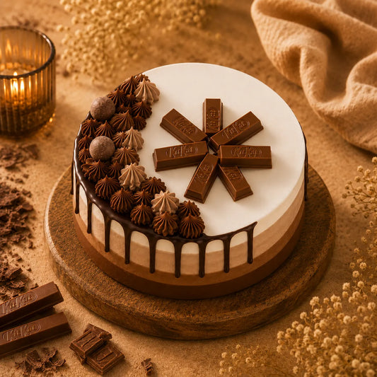 Triple Chocolate Trio Fantasy Cake