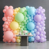 Pastel Rainbow Balloon Wall Decor