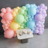 Pastel Rainbow Balloon Wall Decor