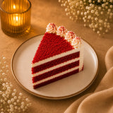 Red Velvet Swirl Candle Celebration Cake