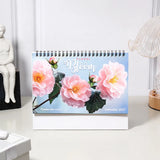 Pack Of 2 Multicolor Floral Bloom Desk Calendar 2027