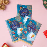 Pack Of 3 Friend For Life Rakhi with Greeting Card With Envelope