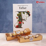 Birthday Wishes For You Father Card With Ferrero Rocher