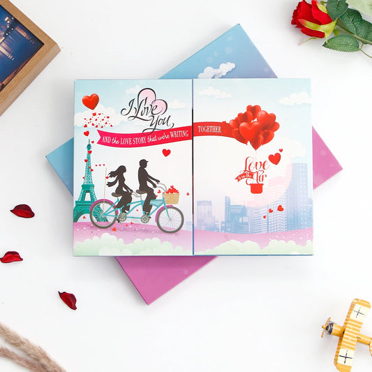 Premium Personalised Romantic Greeting Card