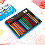 Luxor Doodles Plastic Crayons Extra Long