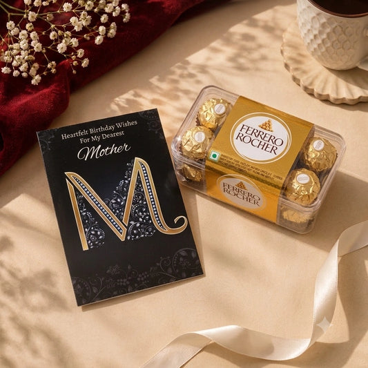 Birthday Card For Your Caring Mother With Ferrero Rocher