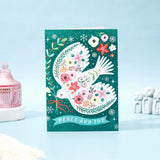 Pack of 50 Peace and Joy Dove Greeting Card
