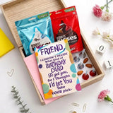 Happy Birthday Friend Greeting Card With Chocolates