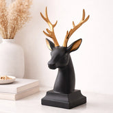 Noble Buck Deer Head Showpiece
