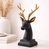 Noble Buck Deer Head Showpiece