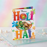 Holi Hai Multicolor Personalised Greeting Card