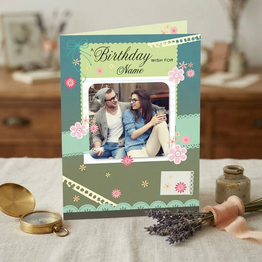 Beautiful Birthday Personalised Card