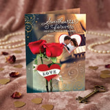 Sweethearts Forever Now And Always Personalised Card