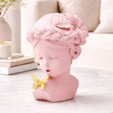 Reverie Belle Butterfly Girl Bust Showpiece
