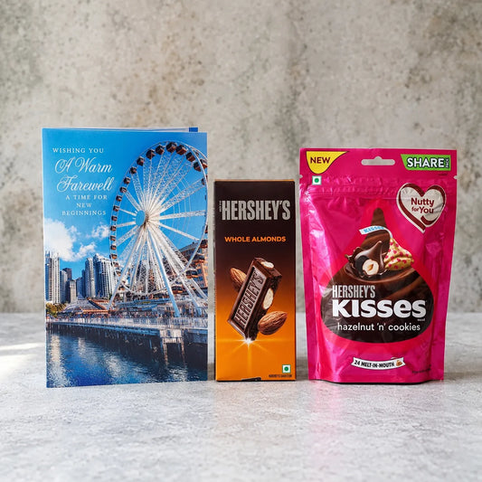 Wishing You A Warm Farewell Jumbo Greeting Card With Chocolates