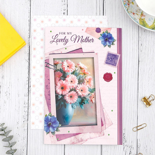 For My Lovely Mother Greeting Card With Envelope