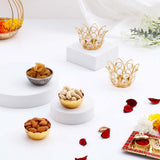 Lotus Diya Pack of 2 with Dry Fruits