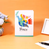 Pack of 50 Peace World Peace Dove Greeting Card