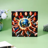 Pack of 50 Children Around the Globe Greeting Card