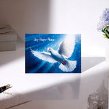 Pack of 50 Joy Hope Peace Dove Greeting Card