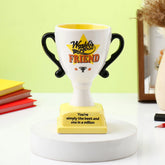 Archies World's Best Friend Trophy Shaped Mug