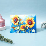 Pack of 50 Sunflower Sky Greeting Card