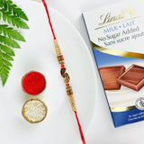 Crafted Rakhi With Lindtt