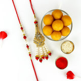 Enchanted Bhaiya Bhabhi Rakhi with Besan Ladoo