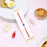 Archies Evil Eye Beaded Silver Rakhi