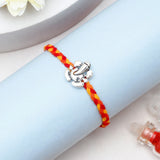 Archies Ganesha Charm Silver Rakhi