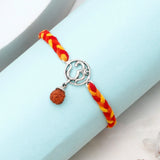 Archies Silver Khanda Rakhi with Gulab Jamun and Dry Fruits