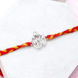Archies Om Ganesha Silver Rakhi