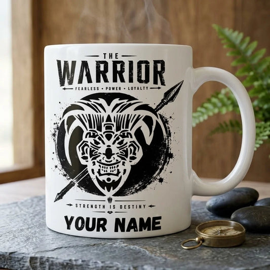 Personalized The Warrior Coffee Mug 350 ml