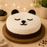 Cute Panda Chocolate Semi-Fondant Cake