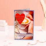 For The Love Of My Life Greeting Card With Chocolate
