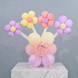 Pastel Daisy Balloon Bouquet Stand