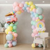 Ice Cream & Candy Pastel Balloon Arch Decor